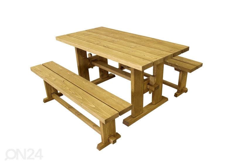 Aialaud pinkidega 150 cm suurendatud