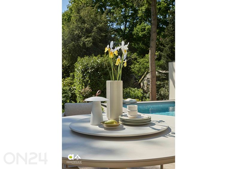 Aialaud serveerimisalusega Melville 160 cm suurendatud