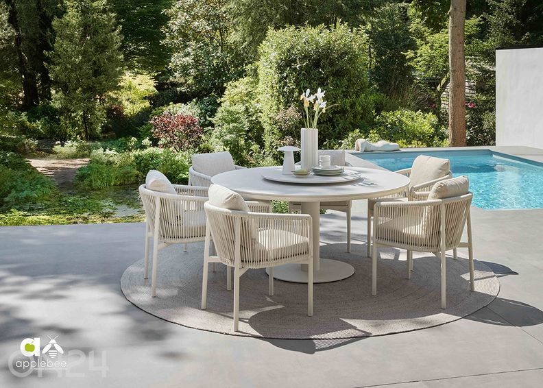 Aialaud serveerimisalusega Melville 160 cm suurendatud