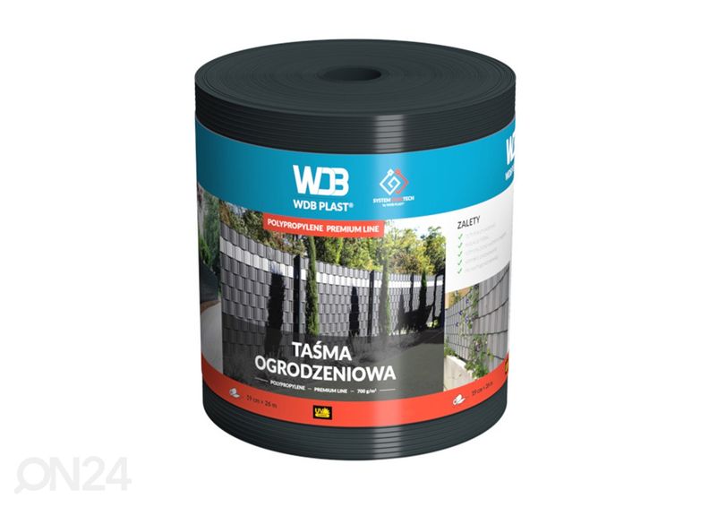 Aialint Premium 19 cm, 26 m RAL7016 hall suurendatud