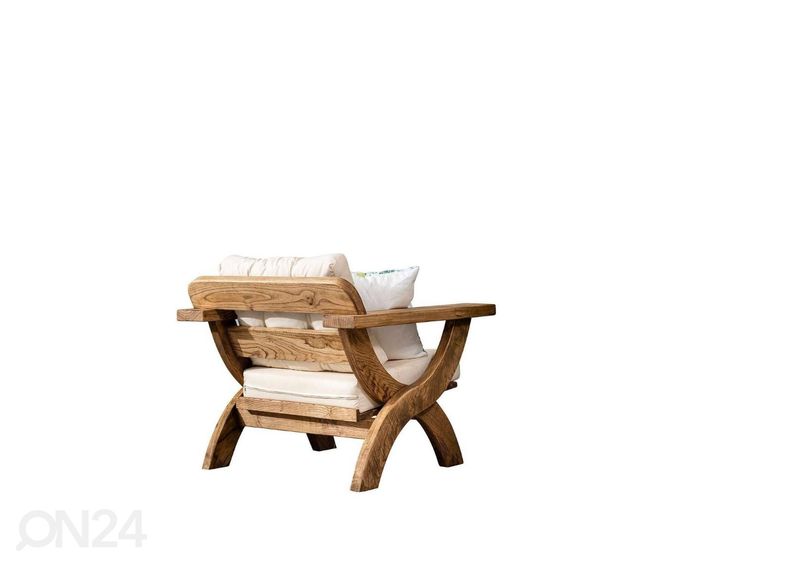 Aiamööbel 2 aiatooli ja laud suurendatud