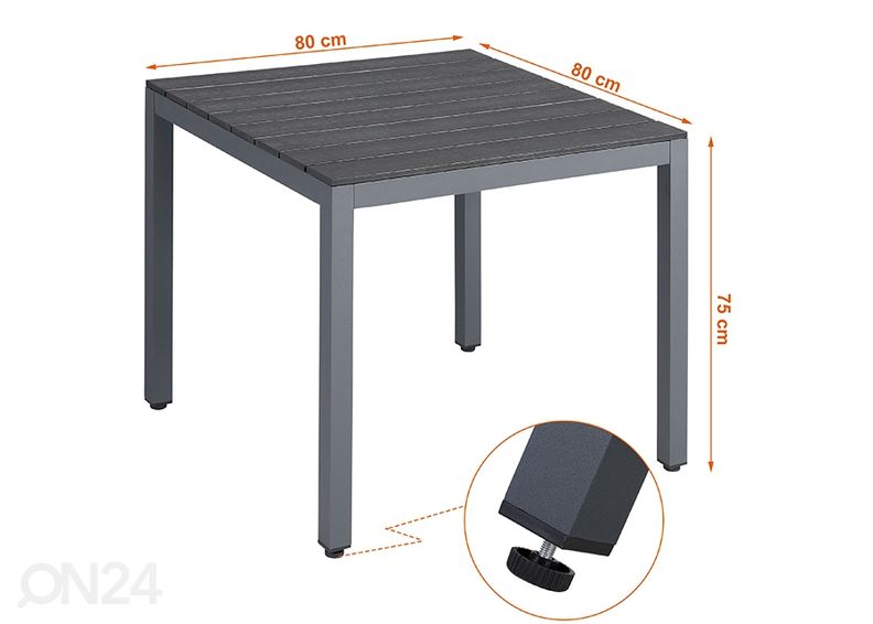 Aiamööbel Ibiza suurendatud