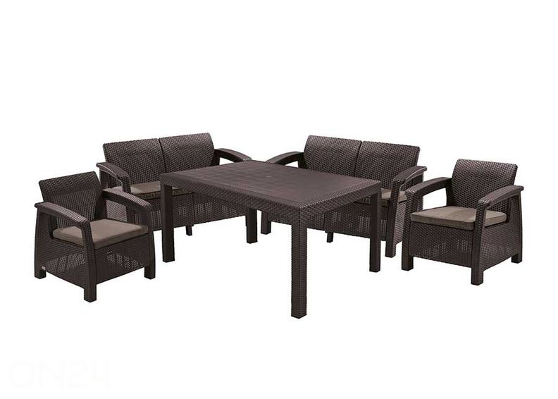 Aiamööbel Keter Corfu Fiesta, pruun suurendatud