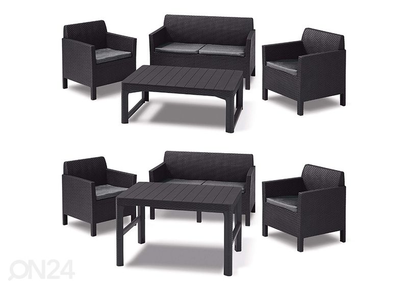 Aiamööbel Keter Orlando, grafiit suurendatud