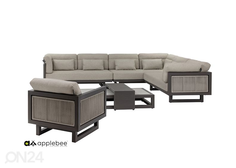 Aiamööbli komplekt Santorini Rope suurendatud