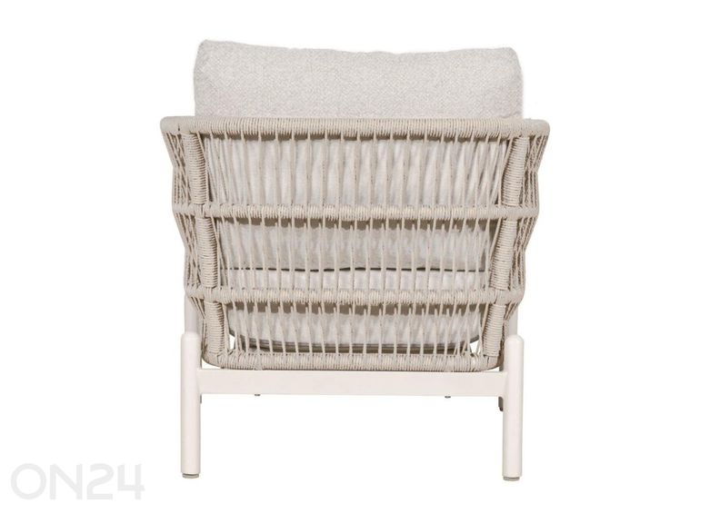 Aiamööbli komplekt Toledo 2 tooli+diivan+laud+abilaud beež suurendatud