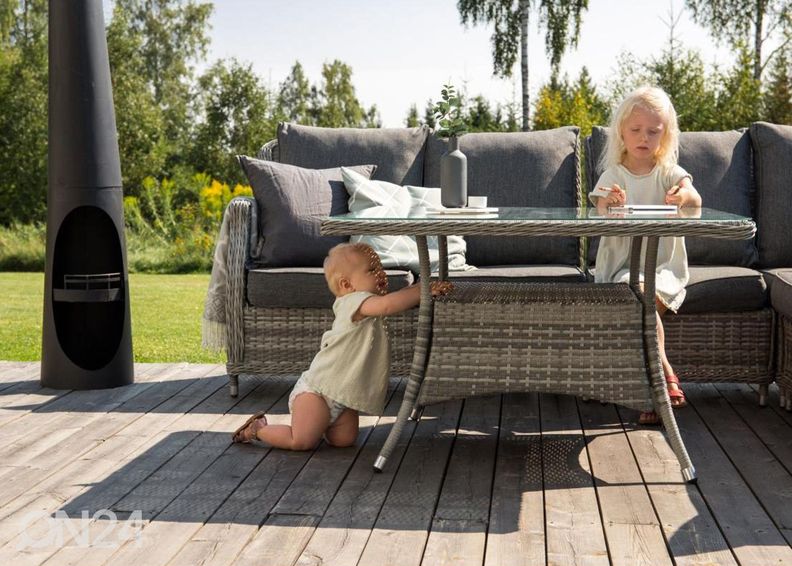 Aiamööbli komplekt Vinkelund suurendatud