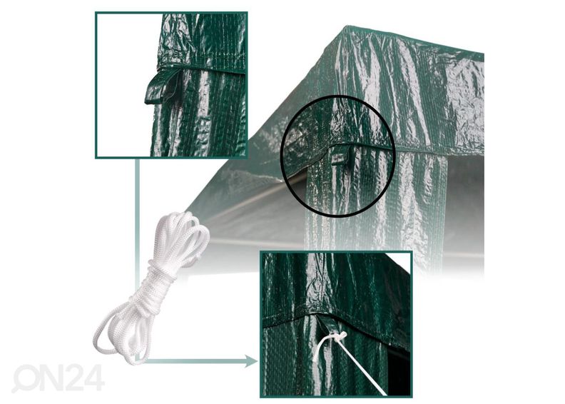 Aiapaviljon 1,9x1,9 m suurendatud