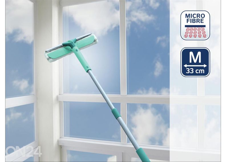 Aknapesija Leifheit Wet&Dry teleskoopvarrega suurendatud