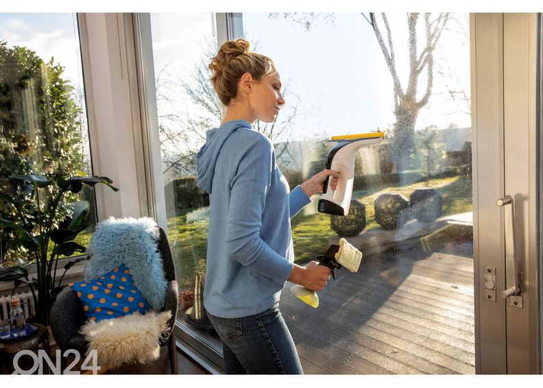 Aknapesur Kärcher WV 4-4 PLUS Akukomplektiga suurendatud