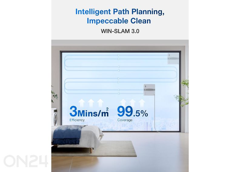 Aknapesurobot Ecovacs Winbot Mini suurendatud