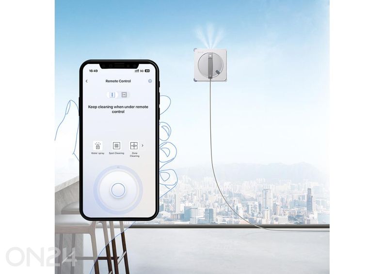 Aknapesurobot Ecovacs Winbot W2S suurendatud