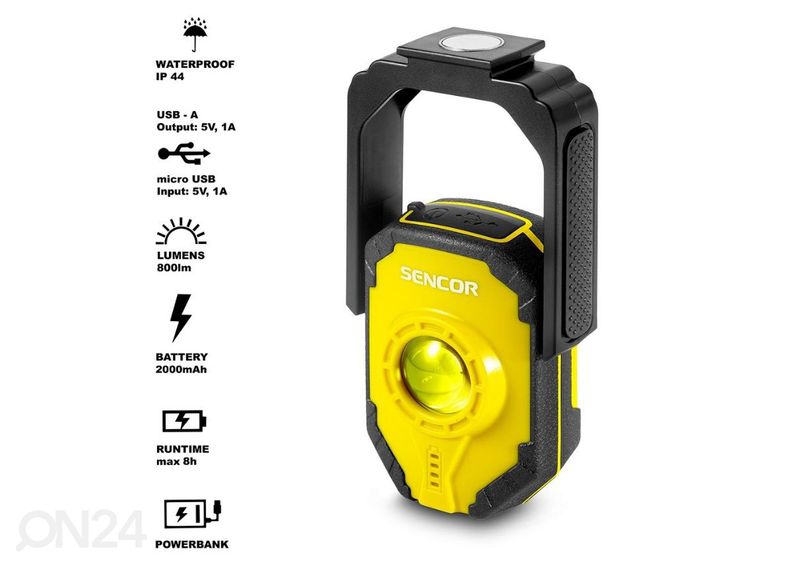 Akulamp Sencor SLL201 suurendatud