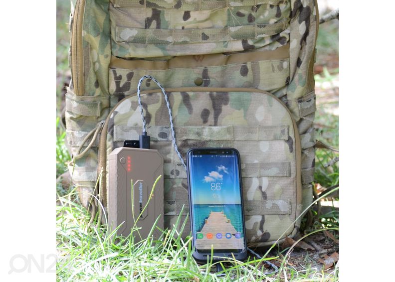 Akupank päikesepaneeliga TACTICAL EXTREME SOLAR suurendatud