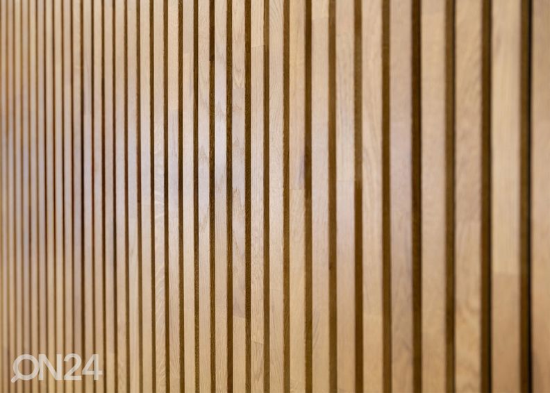 Akustiline seinapaneel täispuidust 240x40 cm suurendatud