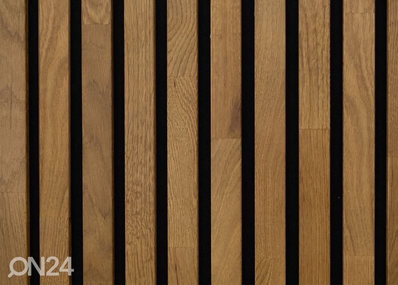 Akustiline seinapaneel täispuidust 240x40 cm suurendatud