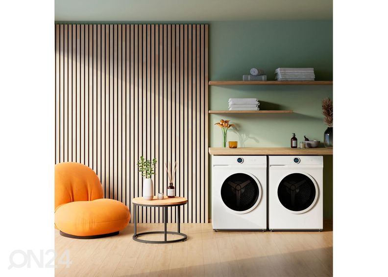 Akustiline seinapaneel täispuidust 240x60 cm suurendatud