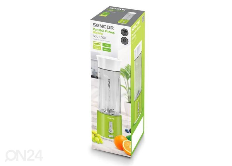 Akutoitel smuutiblender Sencor SBL131GR, roheline suurendatud