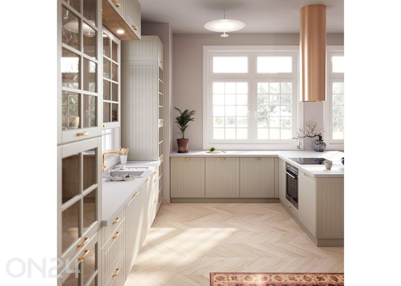 Alumine köögikapp köögisaarele, 45 cm suurendatud