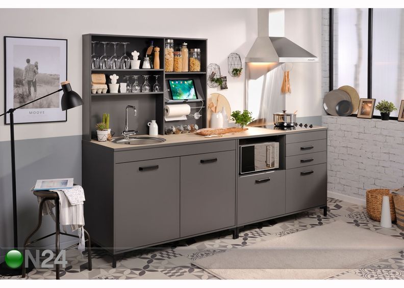 Alumine köögikapp Moove suurendatud