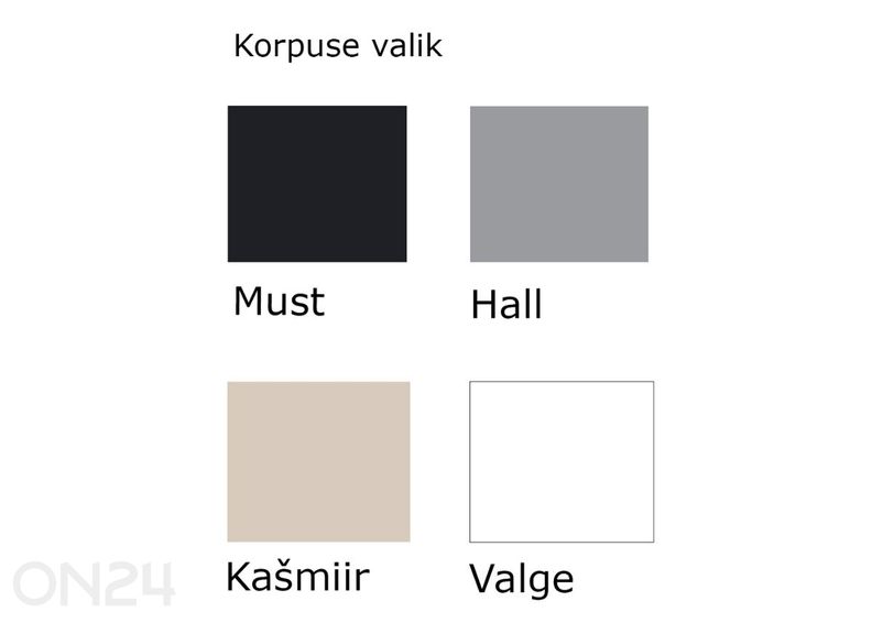 Alumine köögikapp sahtlitega, 50 cm suurendatud