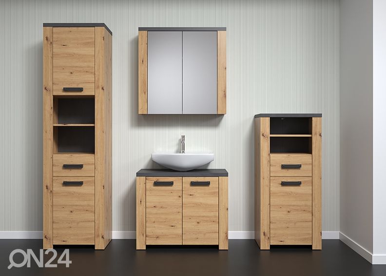 Alumine vannitoakapp Follow suurendatud