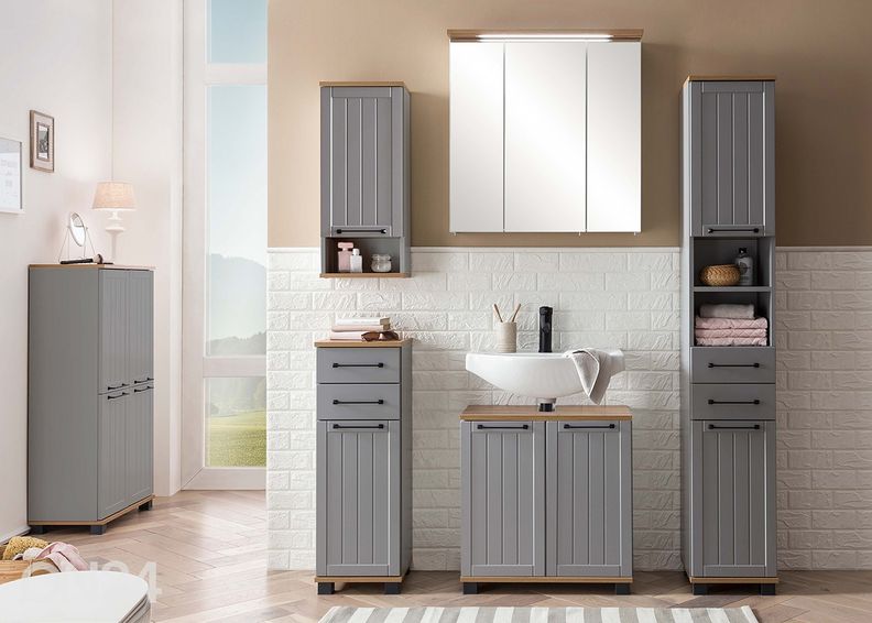 Alumine vannitoakapp Jelda 30 cm suurendatud