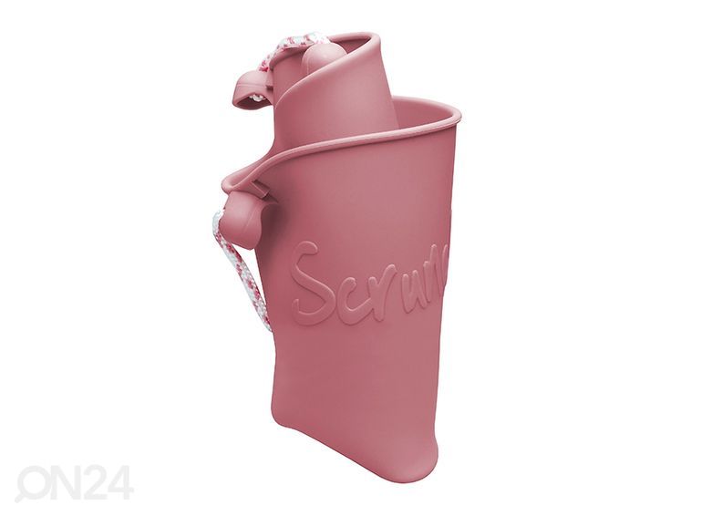 Ämber Scrunch, roosa suurendatud