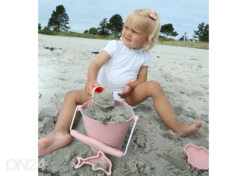 Ämber Scrunch, roosa suurendatud