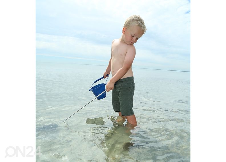 Ämber Scrunch, tumesinine suurendatud