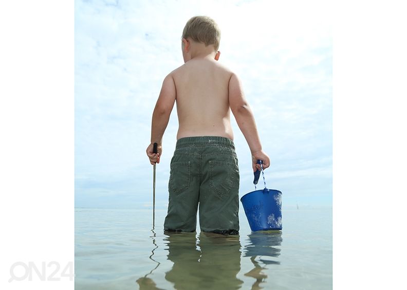 Ämber Scrunch, tumesinine suurendatud