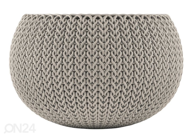 Ampel Keter Cozies väike, beež Ø28 x h18 cm suurendatud