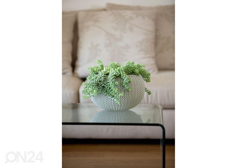 Ampel Keter Cozies väike, hall Ø28 x h18 cm suurendatud