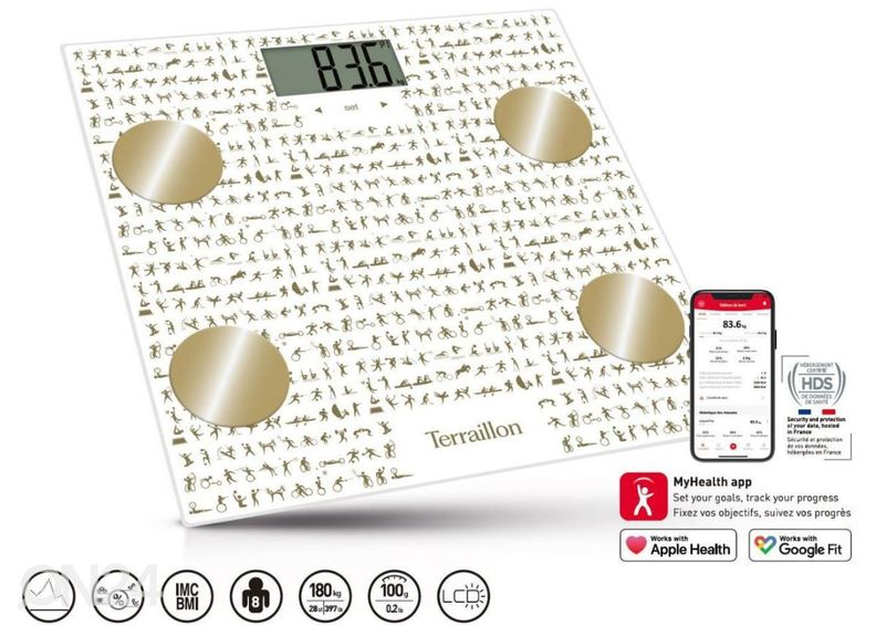 Analüüskaal Body Athlete Connect suurendatud