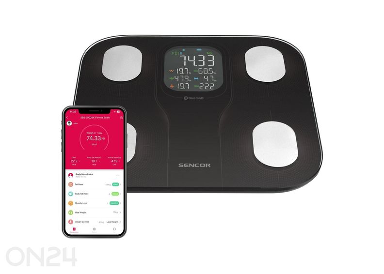 Analüüskaal Sencor SBS9002BK suurendatud