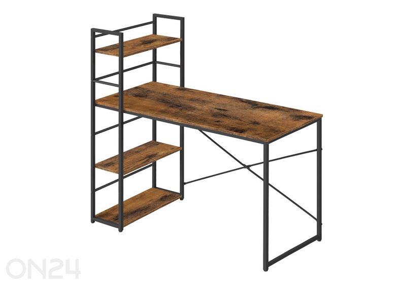 Arvutilaud koos riiuliga suurendatud