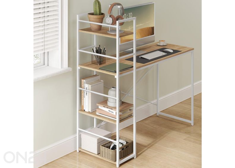 Arvutilaud koos riiuliga suurendatud