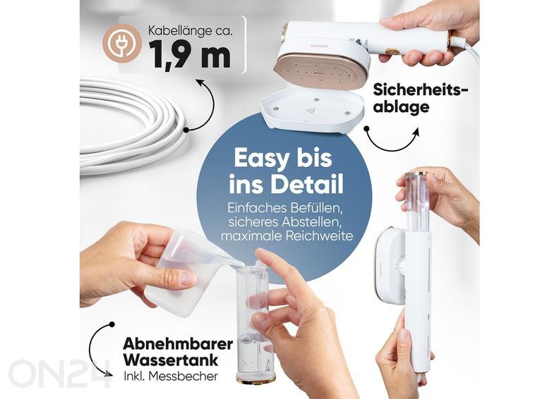 Aurutushari riiete triikimiseks Proficare PCDG3124 suurendatud