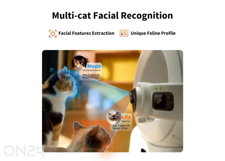 Automaatne kassiliivakast Petkit Purobot Ultra suurendatud