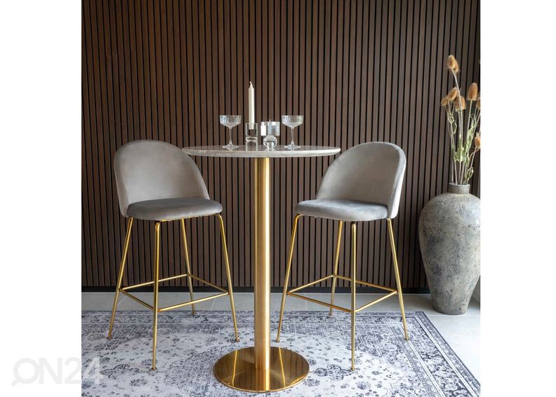 Baarilaud Bolzano Ø70 cm suurendatud