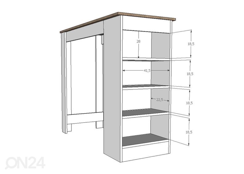Baarilaud Mojito suurendatud