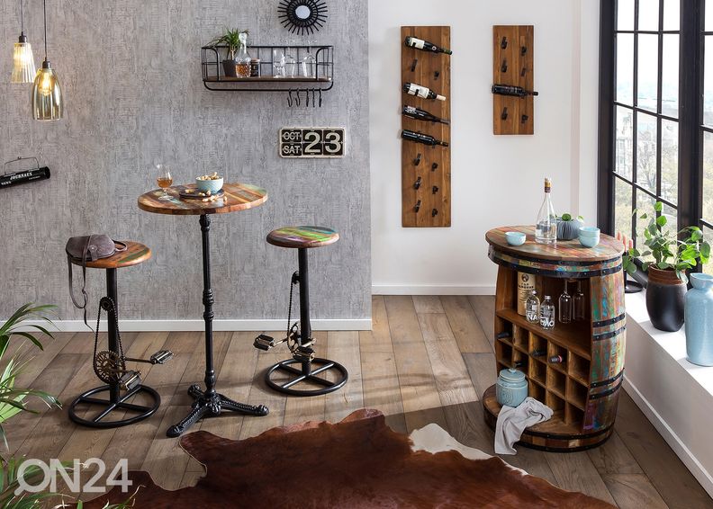 Baaritool Roller, kirju/must suurendatud