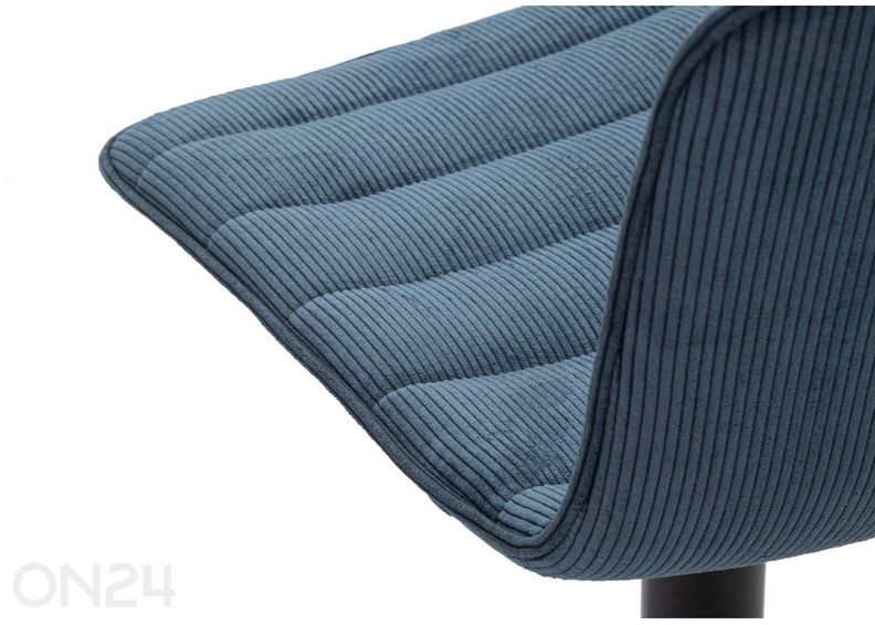 Baaritoolide komplekt 2tk, sinine/must suurendatud