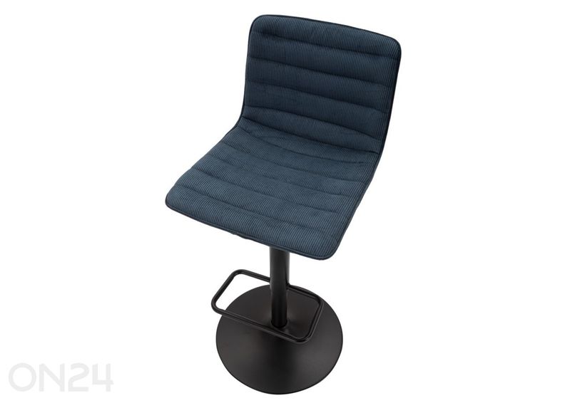 Baaritoolide komplekt 2tk, sinine/must suurendatud