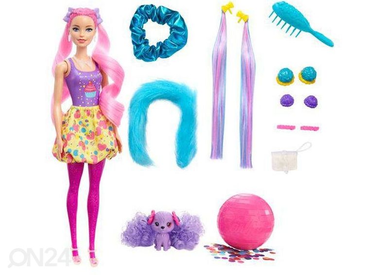 Barbie Color Reveal üllatusnukk soengukomplekt suurendatud