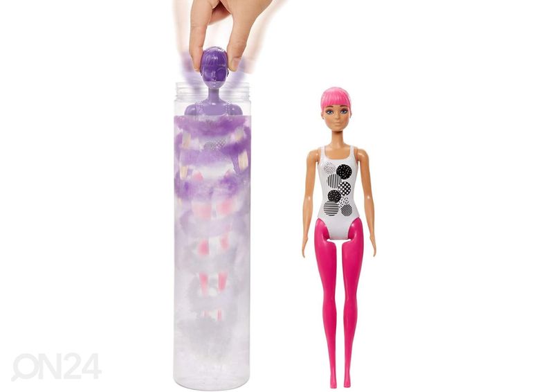 Barbie Color Reveal värvimustri üllatusnukk suurendatud