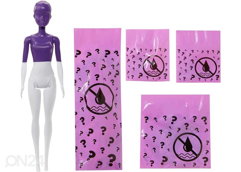 Barbie Color Reveal värvimustri üllatusnukk suurendatud