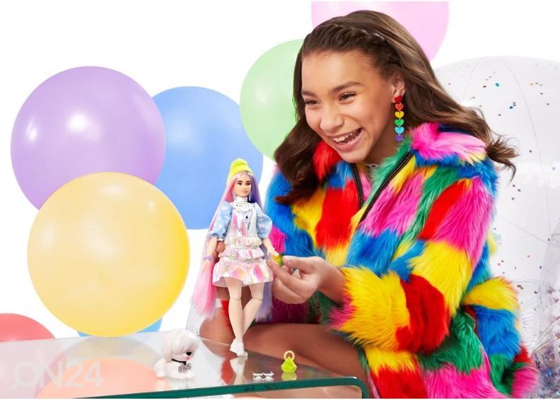 Barbie® Ekstra Nukk mütsiga suurendatud