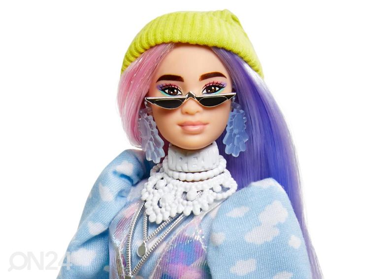 Barbie® Ekstra Nukk mütsiga suurendatud