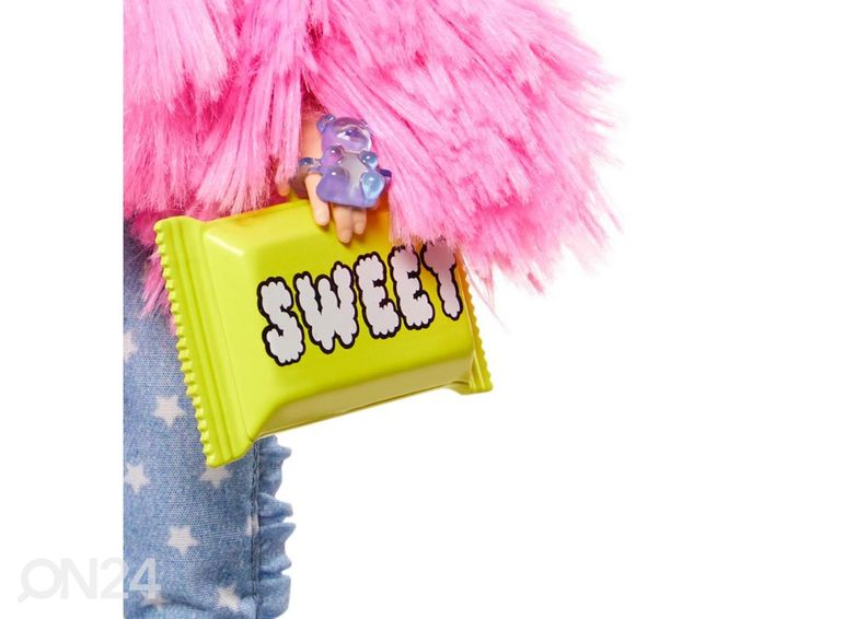 Barbie Extra koheva roosa kasukaga suurendatud